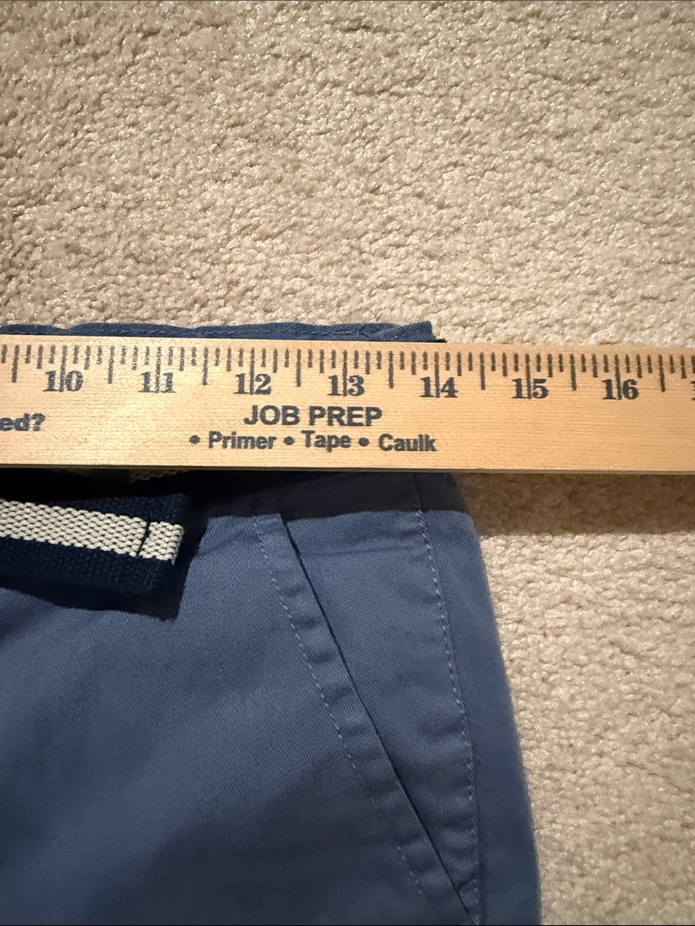 The Children's Place Navy Blue Chino Pants with Striped Belt - Picture 4 of 8